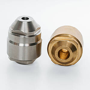 Dichtkegel aus Messing CuZn42 und Edelstahl 1.4305