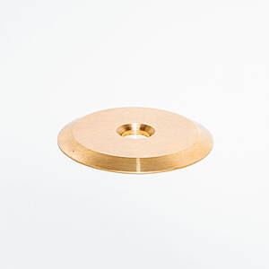 Federteller aus Messing CuZn42